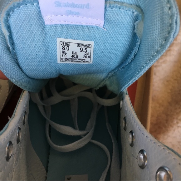 NWT Vans Sk8-Hi Slim Canvas Sneakers, W 9.5, M 8 - Picture 5 of 7